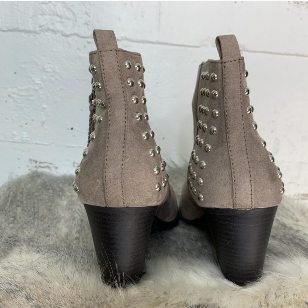 Report Studded Side Zip Booties - image 4